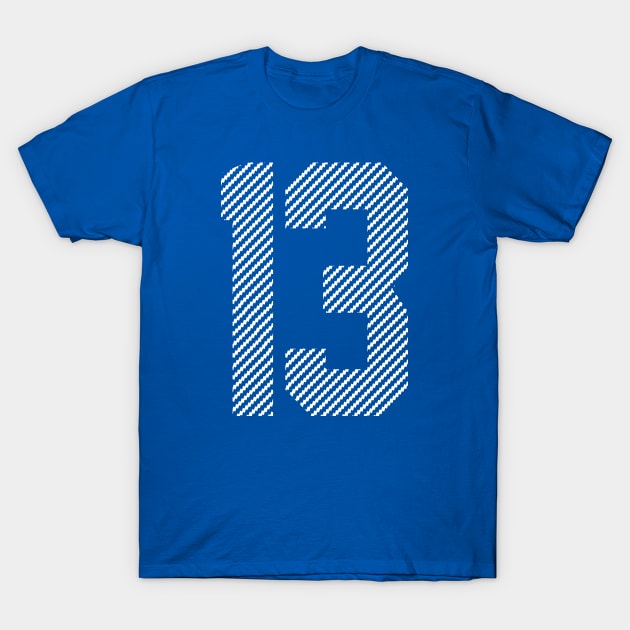 Iconic Number 13 T-Shirt by Teebevies